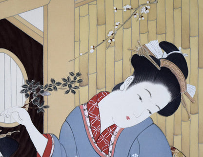関尾保月「目黒雅叙園」版画　拡大画像2