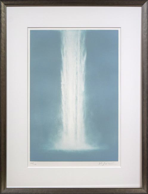 千住博「Waterfall＃20（ウォーターフォール）」フォトエッチング、アクアチント、ルーレット