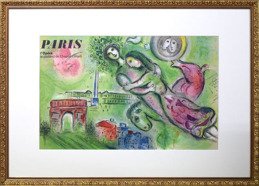 マルク・シャガール(Marc　Chagall)「ロミオとジュリエット」リトグラフ