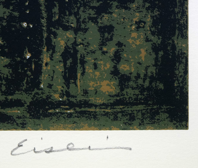 高橋英生「壁の詩」シルクスクリーン版画　サイン拡大画像