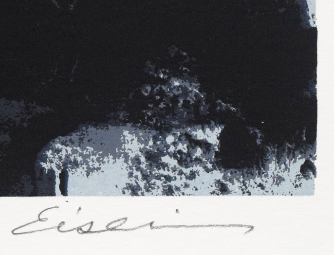 高橋英生「静物の詩」シルクスクリーン版画　本人直筆鉛筆サイン