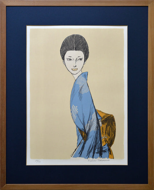 高沢圭一「美人画」リトグラフ