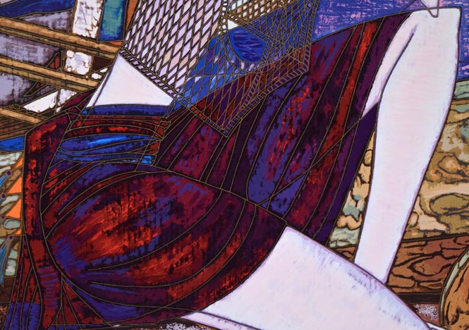 丁紹光「遥かな夢」シルクスクリーン版画　拡大画像4