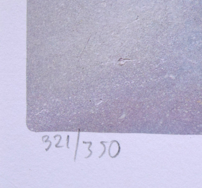 ウィルム　ヘンラート「窓辺の猫」リトグラフ　限定番号（ed,321/350）拡大画像