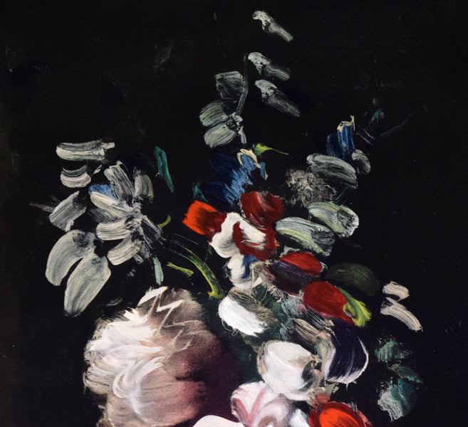 モーリス　ド　ヴラマンク（Maurice de VLAMINCK）「花瓶の花」銅版画　拡大画像1