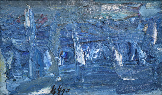 八木保次「作品」油絵・M6号　作品全体拡大画像
