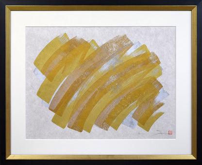 吉津信一「Tone」版画・金箔押し